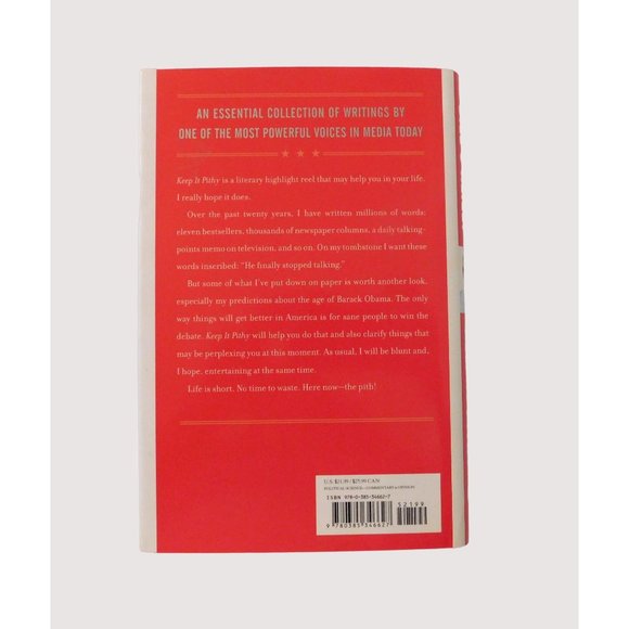 Keep It Pithy Useful Observations in a Tough World Bill OReilly 1st Ed 2013 HBDJ - Picture 2 of 6